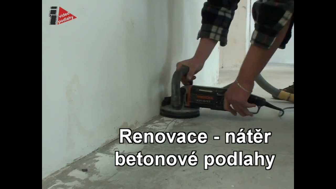Renovace betonové podlahy epoxidovým nátěrem